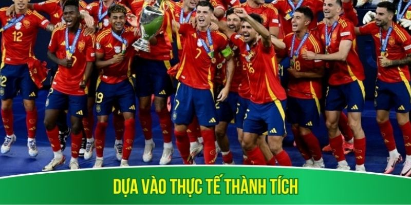 Dựa vào thực tế thành tích