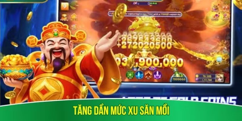 Tăng dần mức xu săn mồi